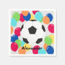 Buscar balón de fútbol servilletas Jugador