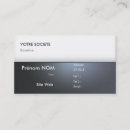 Buscar sobrio tarjetas de visita Blanco