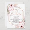 Buscar 21st birthday invitaciones Rosa