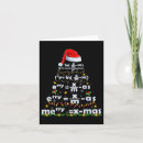 Buscar la matemáticas tarjetas de navidad Invierno