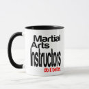Buscar instructor del karate tazas Divertido