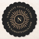 Buscar amarillo y negro posavasos General y unisex