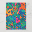 Buscar líneas abstractas postales Retro