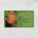 Buscar goldfish tarjetas de visita Acuario