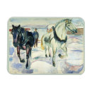 Buscar caballo blanco imanes Nieve
