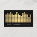 Buscar grabación audio de tarjetas de visita Músico