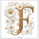 Buscar letra f pegatinas Dorado