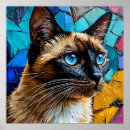Buscar siamés arte Colorido