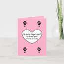 Buscar del perro tarjetas de condolencias Para mascotas