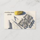 Buscar architect tarjetas de visita Construcción