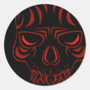 Buscar colmillos pegatinas Calavera