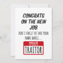 Buscar adiós del compañero de trabajo tarjetas Divertido