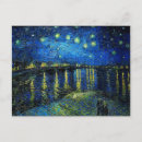 Buscar pinturas de vincent van gogh postales Noche estrellada
