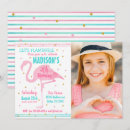 Buscar del flamenco invitaciones de cumpleaños Chica