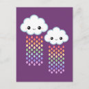 Buscar nube de lluvia postales Kawaii