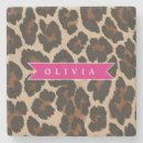 Buscar estampado de animales posavasos Elegante