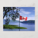 Buscar bandera de canadá postales Paisaje