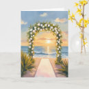 Buscar playa boda tarjetas Floral