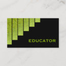 Buscar educadores tarjetas de visita Elegante