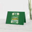 Buscar suerte del irlandés tarjetas Duende
