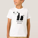 Buscar panda niño camisetas Camisa