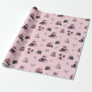 Buscar diseño blanco y negro papel de regalo Para ella