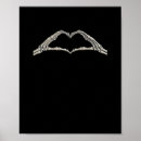 Buscar esqueleto lindo posters Manos esqueléticas