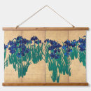 Buscar flor japonesa arte Azul