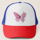 Buscar el rosa gorras Mariposa