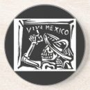 Buscar dia de los muertos posavasos Esqueleto