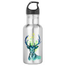 Buscar deer agua botellas Azul