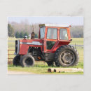 Buscar tractor rojo postales Campo