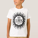 Buscar símbolo católico camisetas Cristograma