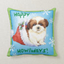 Buscar shih tzu cojines Navidad