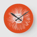 Buscar mandarina relojes de pared Brillante