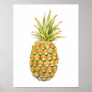 Buscar piña divertida posters Tropical