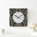 Buscar años 20 relojes de pared Geométrico
