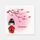 Buscar japonesas servilletas Chica