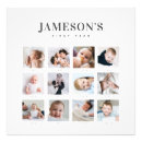 Buscar el primer año del bebé posters Recién nacido