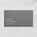 Buscar metal cepillado tarjetas de visita Gris