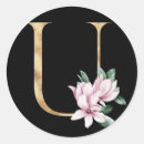 Buscar monograma u pegatinas Floral