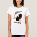 Buscar canto camisetas Decir
