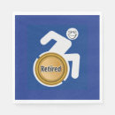 Buscar jubilado servilletas Retirar