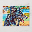 Buscar border collie postales Retrato de perro