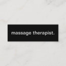 Buscar técnico del masaje tarjetas de visita Masajes