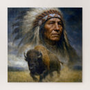 Buscar nativo americano puzzles Jefe