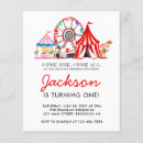 Buscar circo invitaciones de cumpleaños Ven a todos