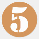 Buscar número cinco pegatinas General y unisex