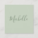 Buscar color verde claro tarjetas de visita Para ella