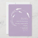 Buscar la lavanda boda invitaciones Parejas